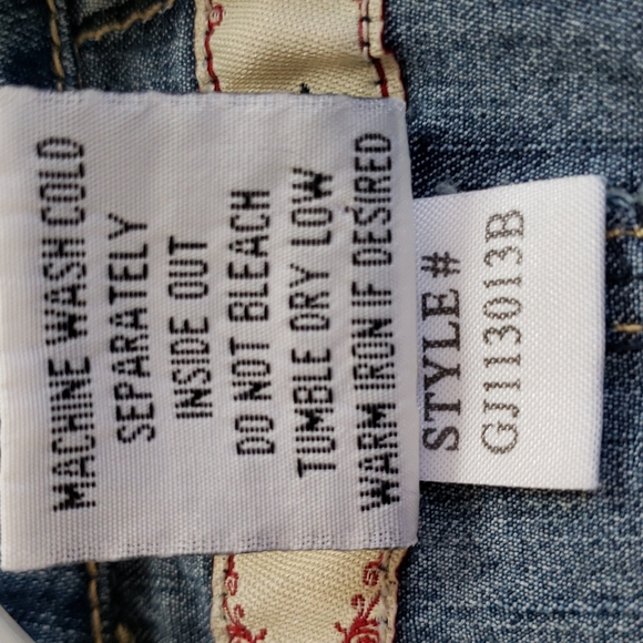 YMI Junior Denim blazer Medium wash. Size Medium - Picture 16 of 16